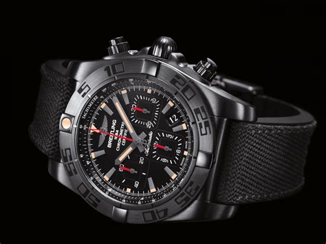 breitling black steel